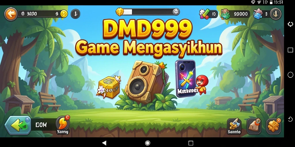 Tampilan menarik dari gameplay DMD999 yang santai dan adiktif.
