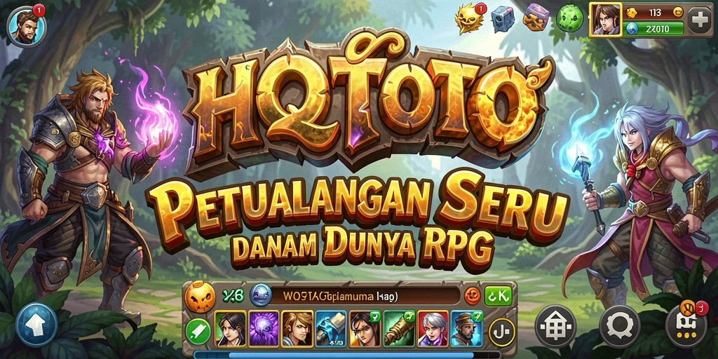 Tampilan gameplay seru dan grafis menawan HQTOTO.