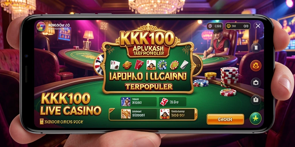 Tampilan gameplay Live Casino yang mendebarkan dari KPK100.