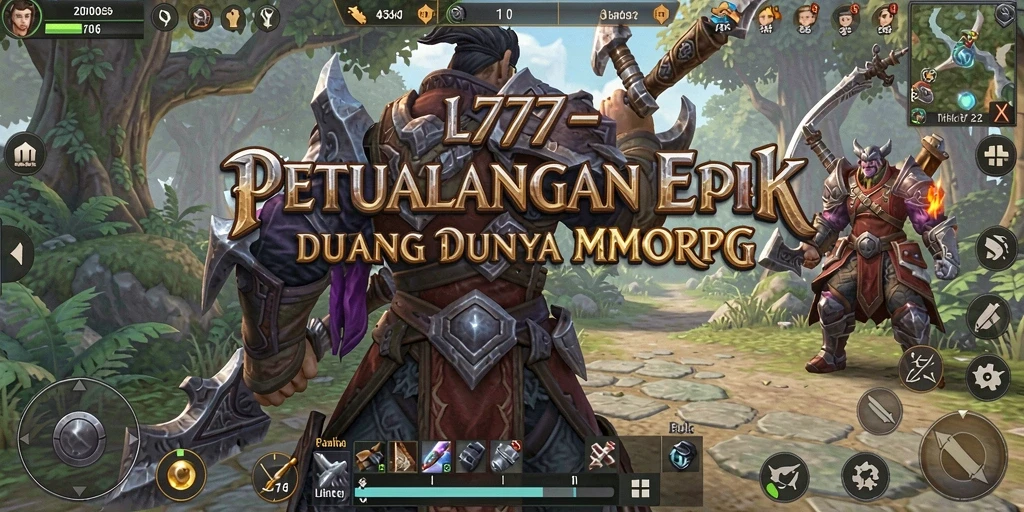 Tampilan gameplay mendebarkan di dunia MMORPG L777.