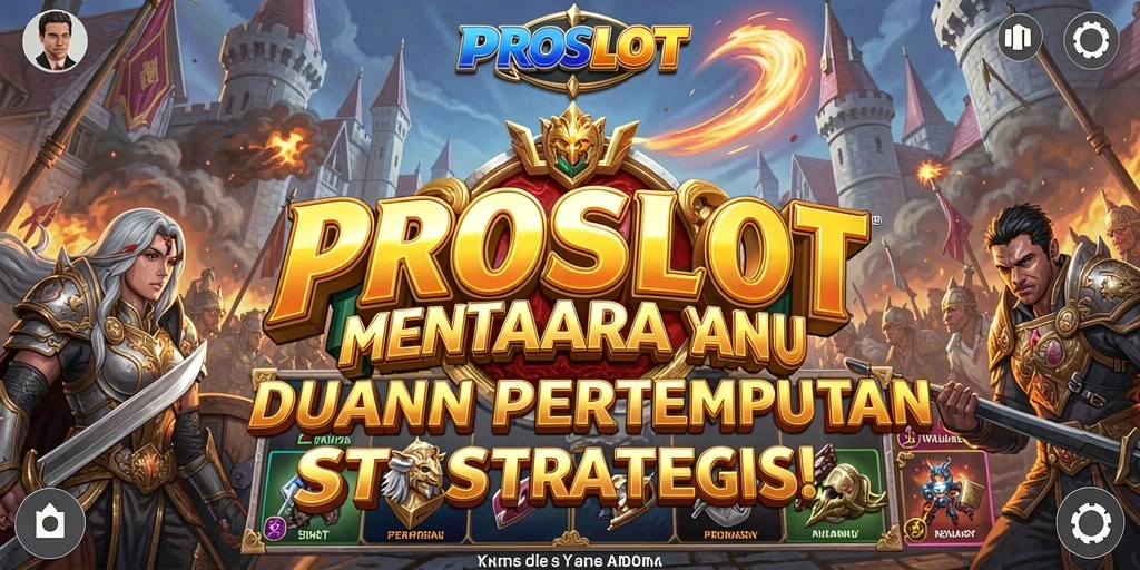 Screenshot PROSLOT yang menampilkan aksi seru dalam melindungi menara.